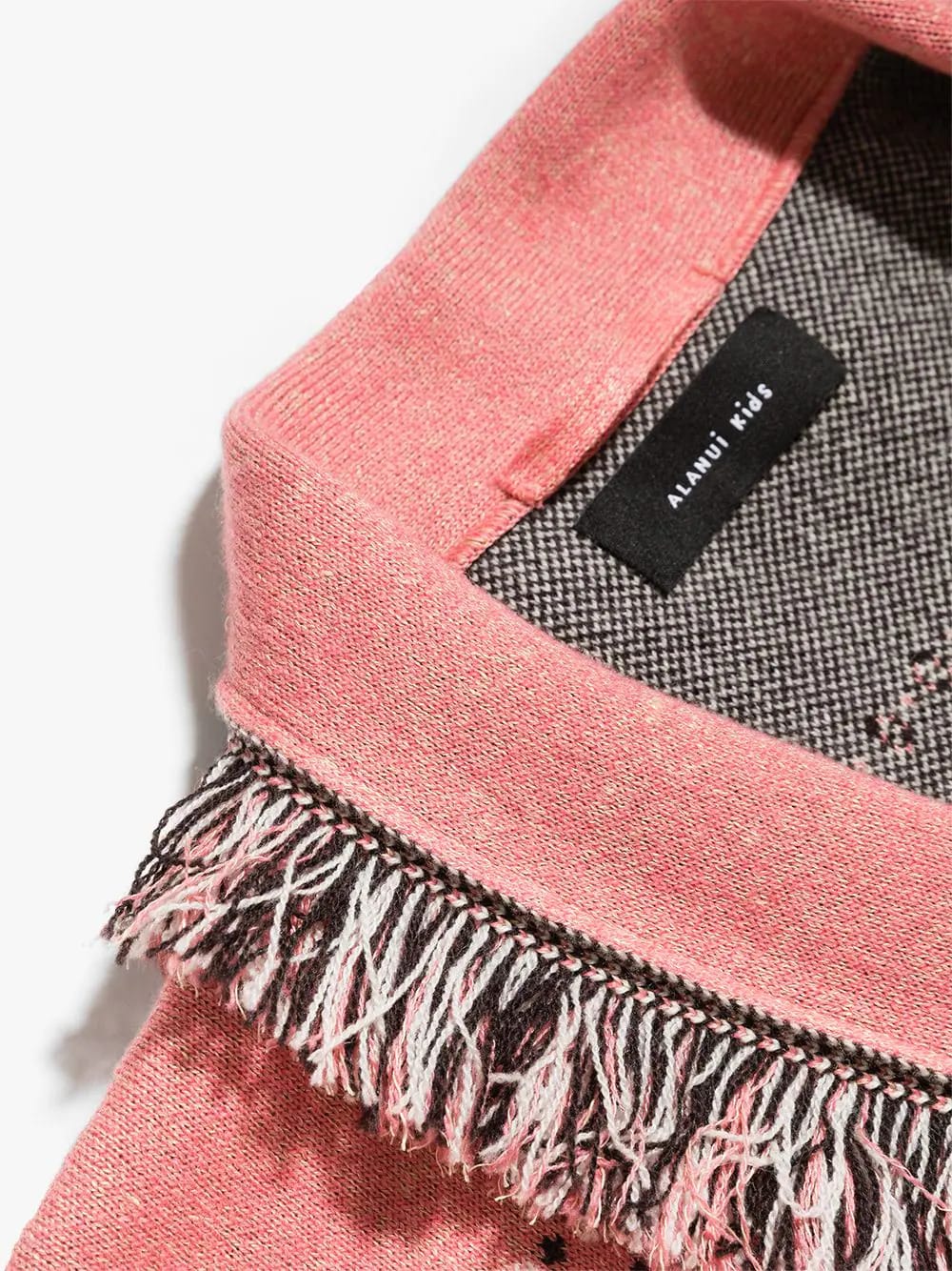 Kids Pink Bandana Jacquard Icon Cardigan