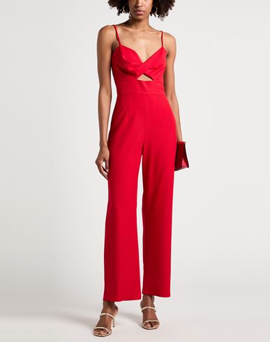 Little Woman Jumpsuit Red Size 14 Polyester, Elastane