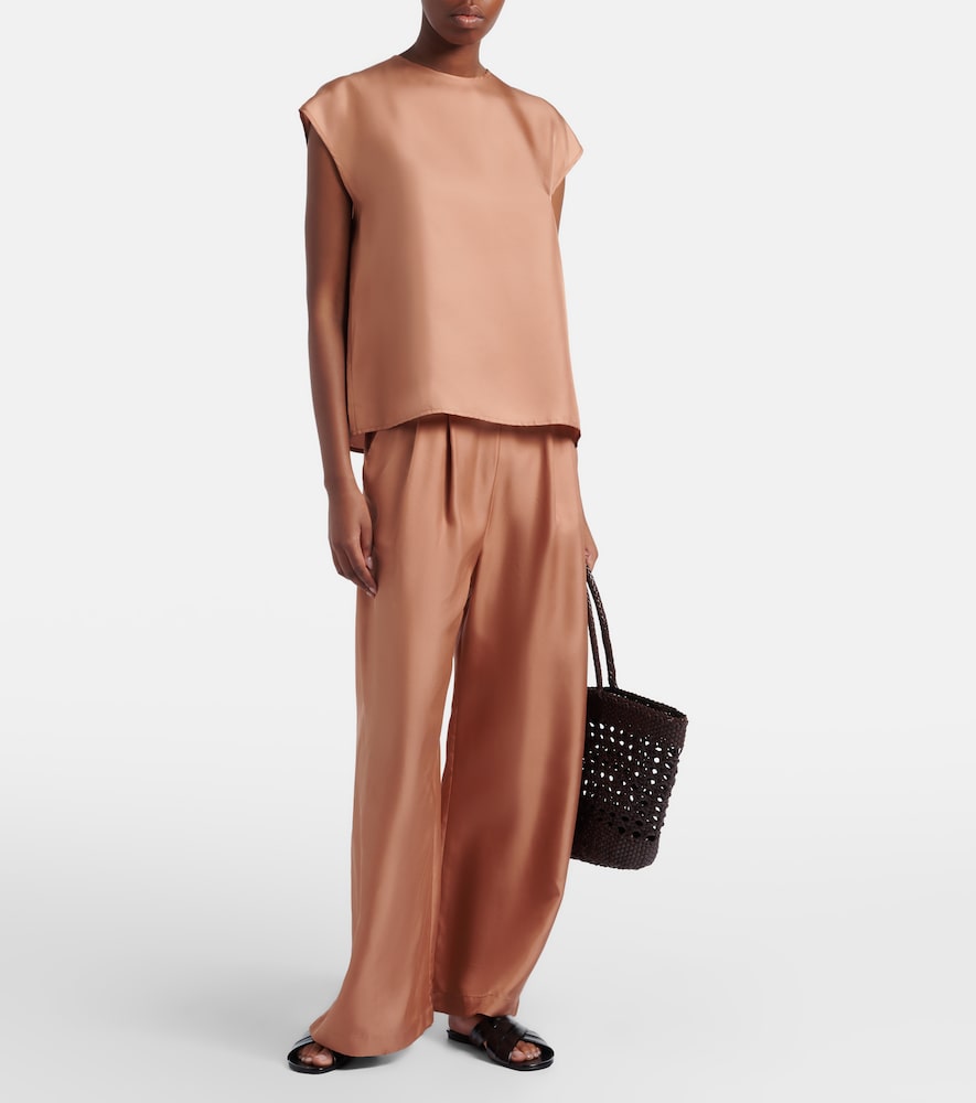 Dasha silk twill top