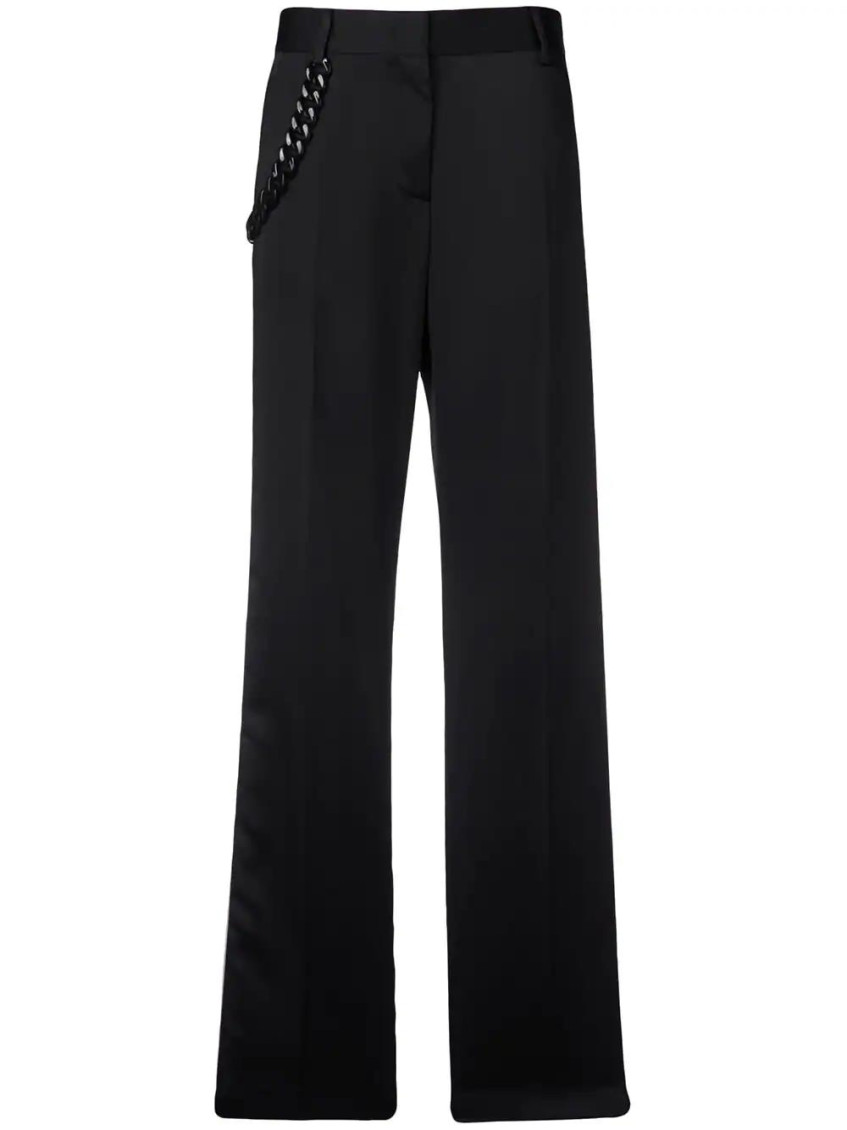 Black Ur-block Straight Leg Pant