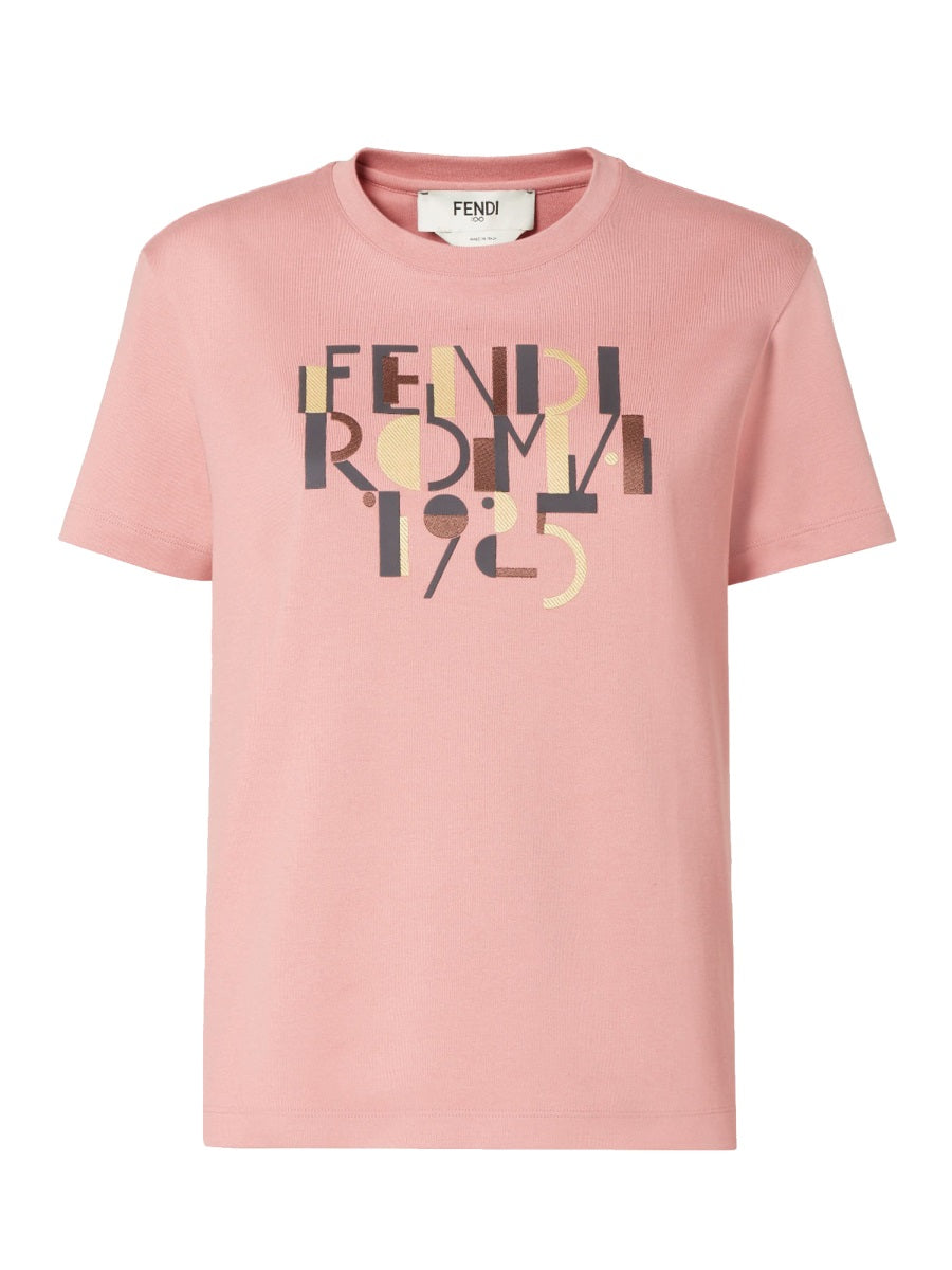 Logo Print T-Shirt for Women