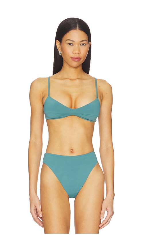 HAIGHT. Adjustable Monica Top in Green. - XS also in S, M