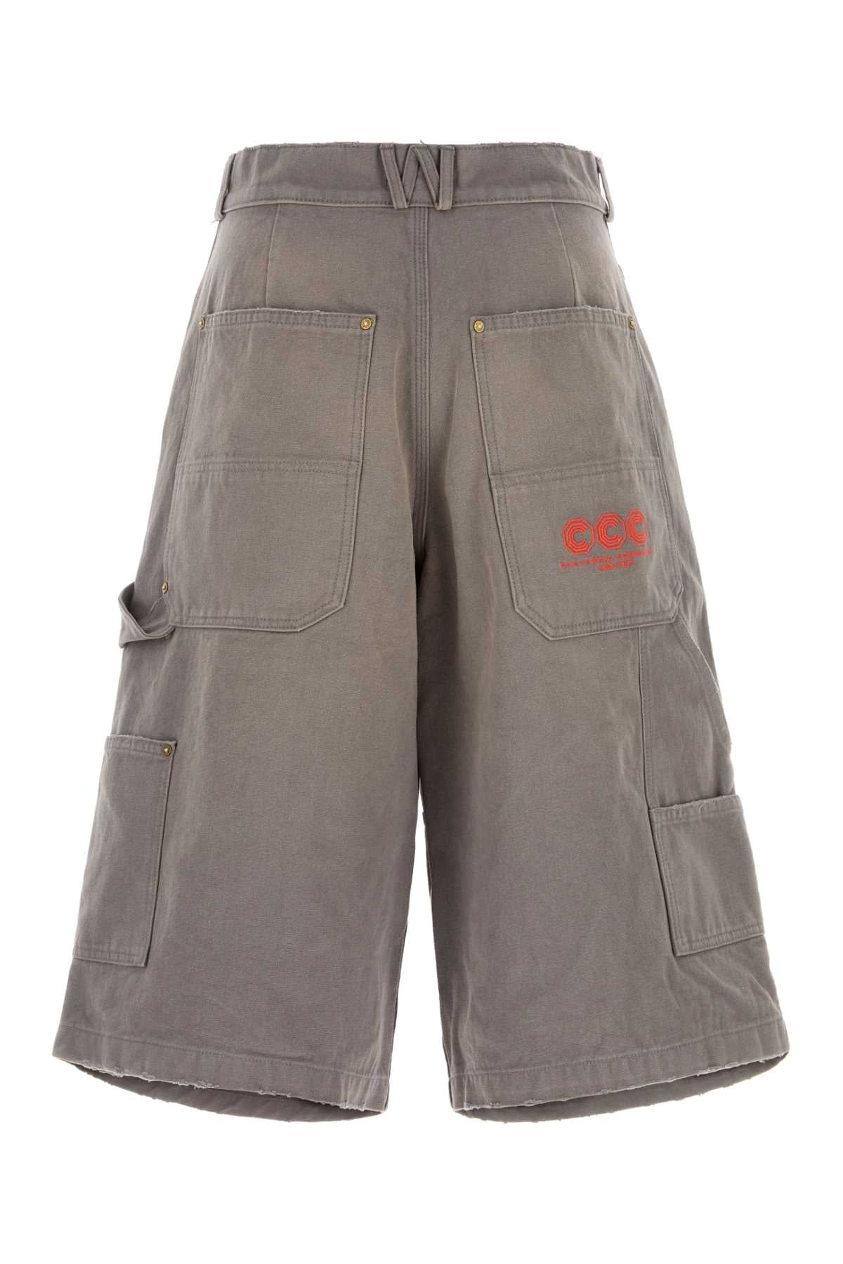 Willy Chavarria Grey Denim Stockton Bermuda Short