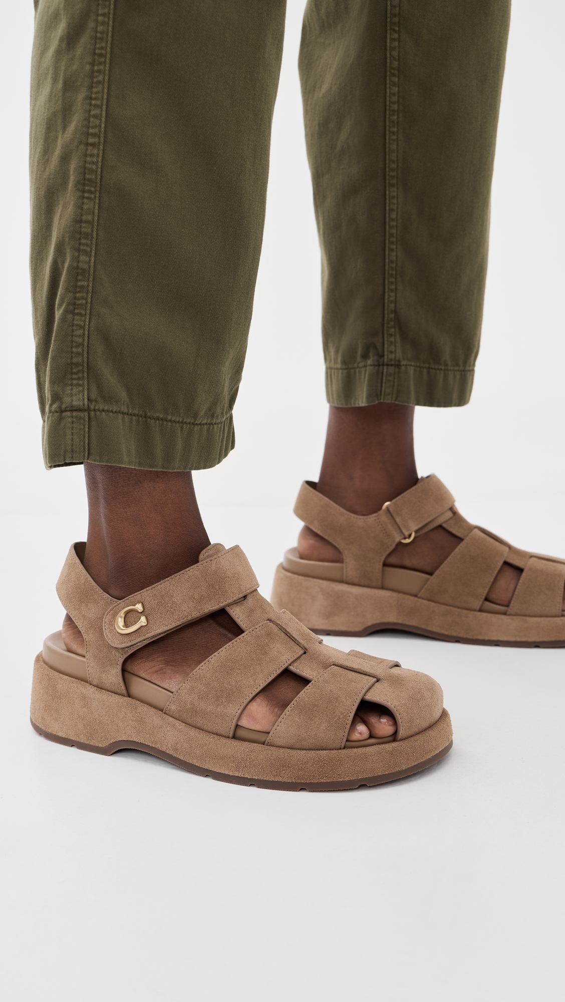 Fisherman Sandals Coconut Suede