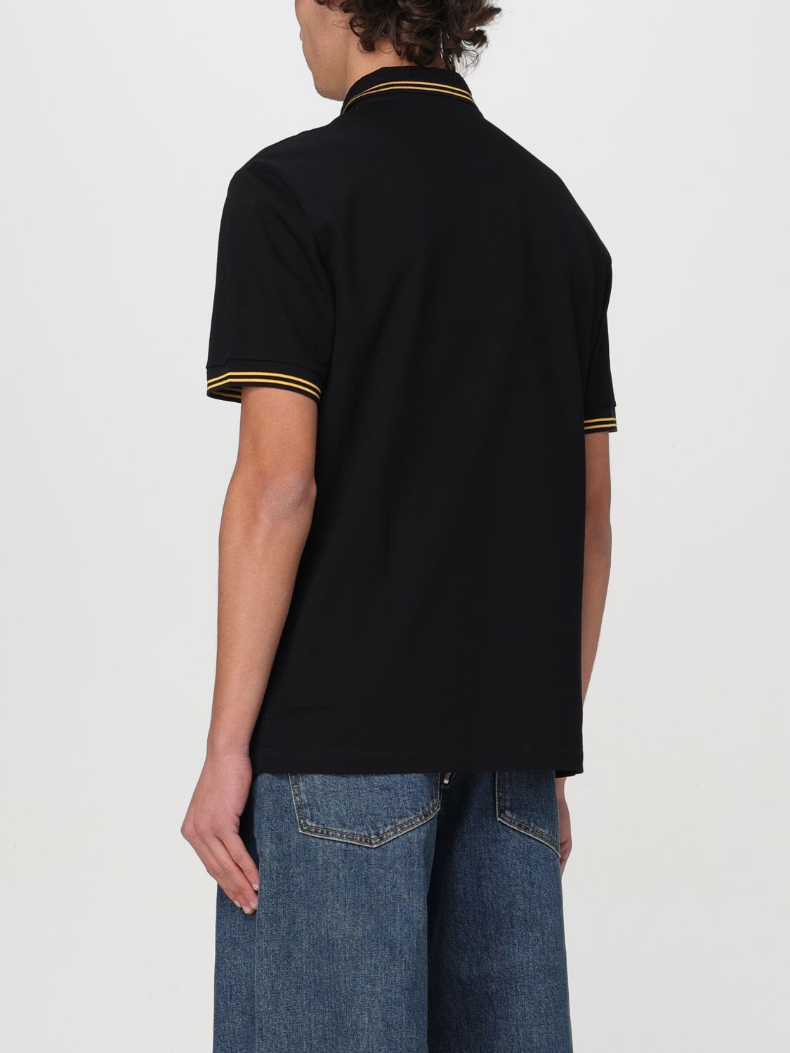 Polo Shirt Men color Black