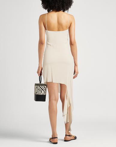 Woman Mini dress Ivory Size 6 Acetate, Silk