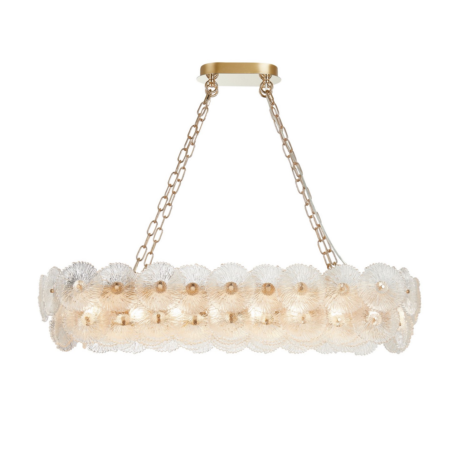 Brass Chandelier from the Bloom Collection