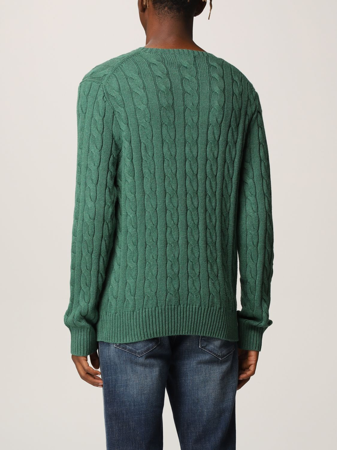 Sweater Men color Green