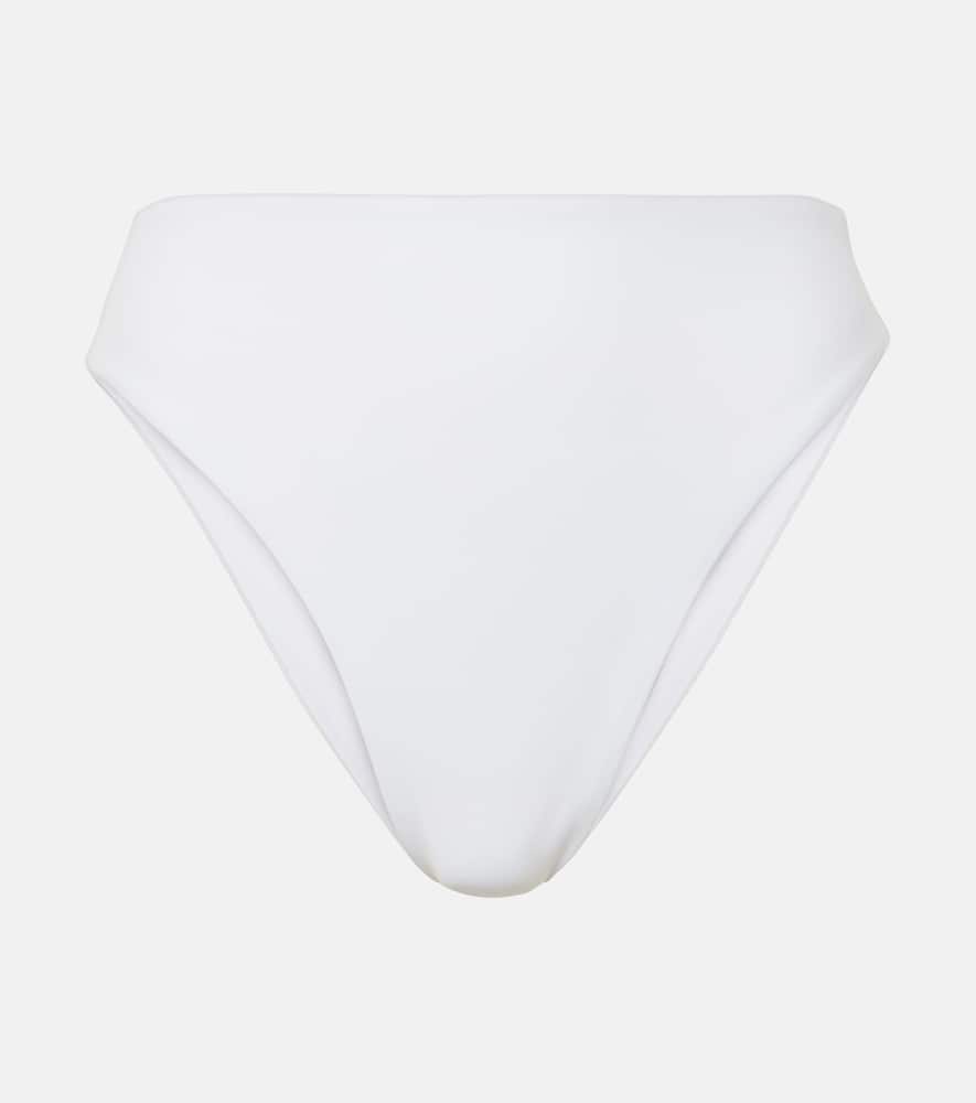 Incline high-rise bikini bottoms