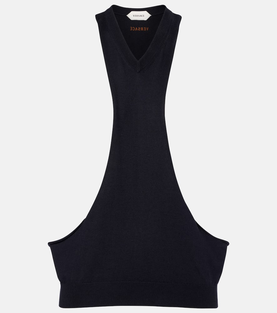Knitted cotton top