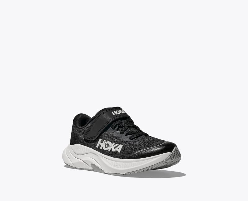 HOKA Rincon 4 Shoes in Black/White