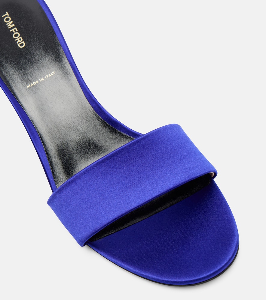 T Icon 55 satin mules