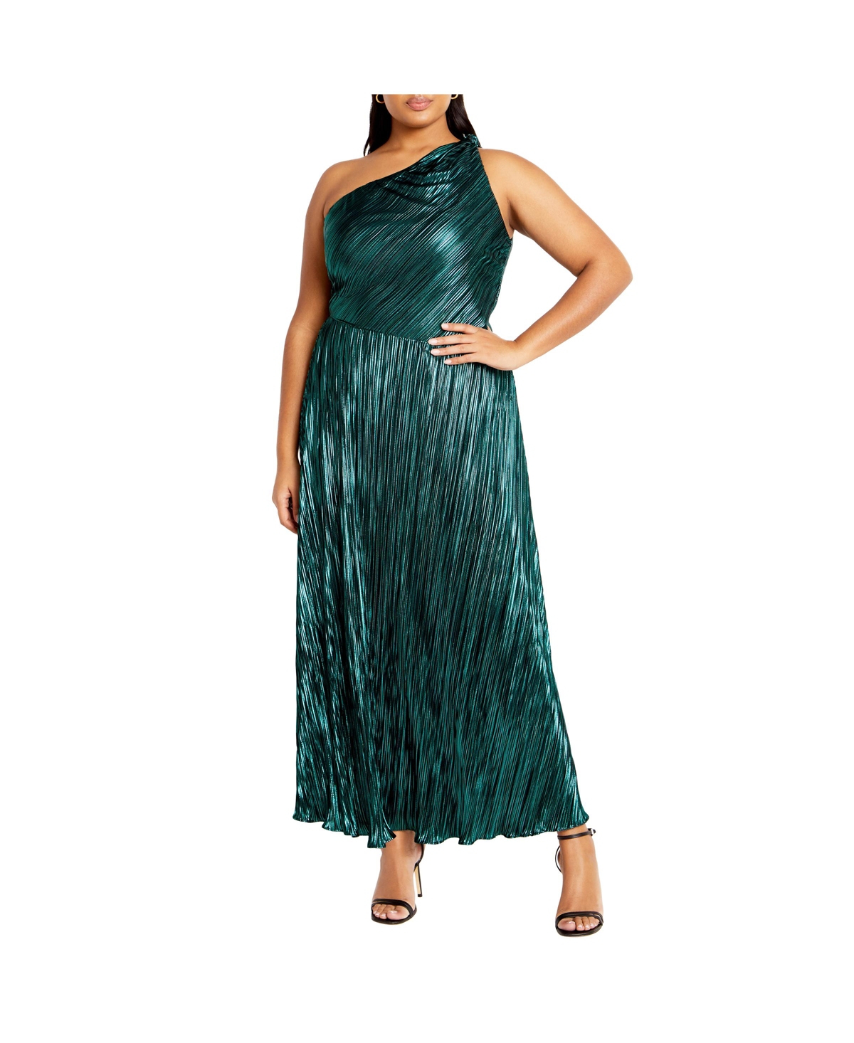 Plus Size Kamila Dress - Emerald