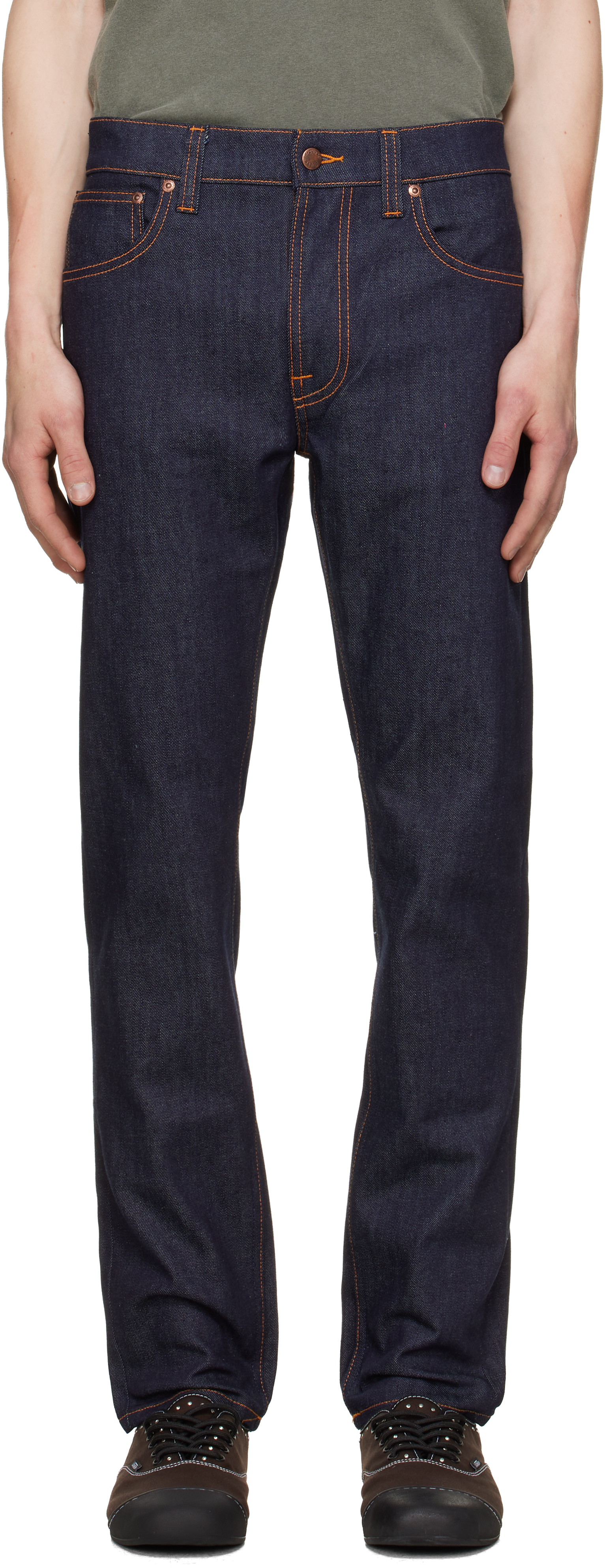 Navy Lean Dean Jeans