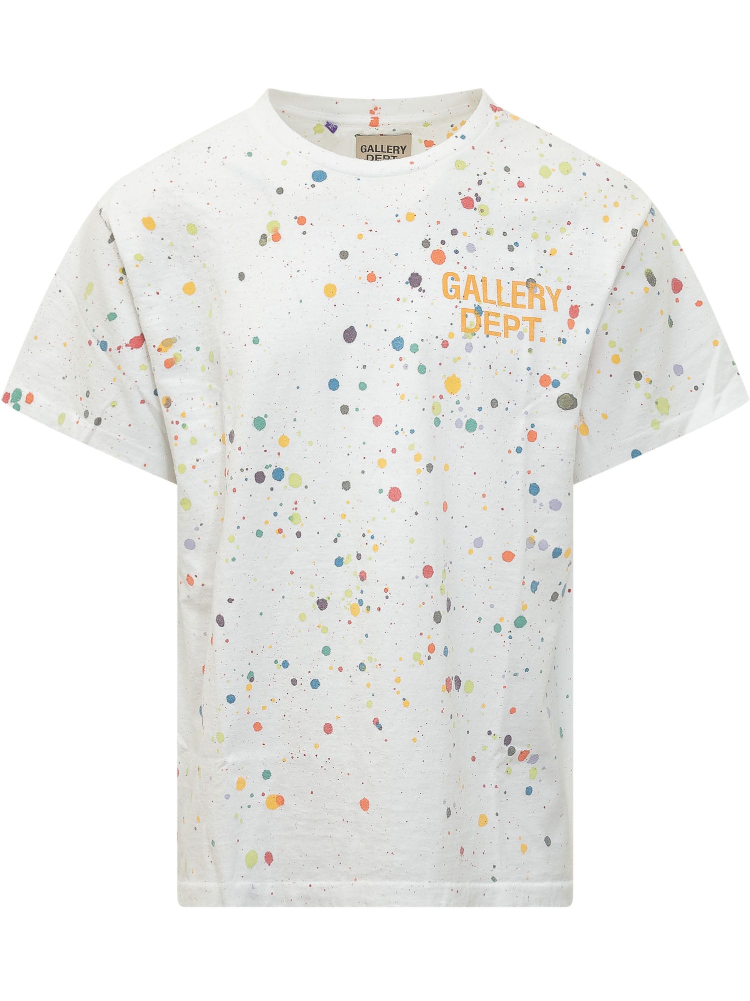 Graphic T-shirt with Unique Paint and Lettering