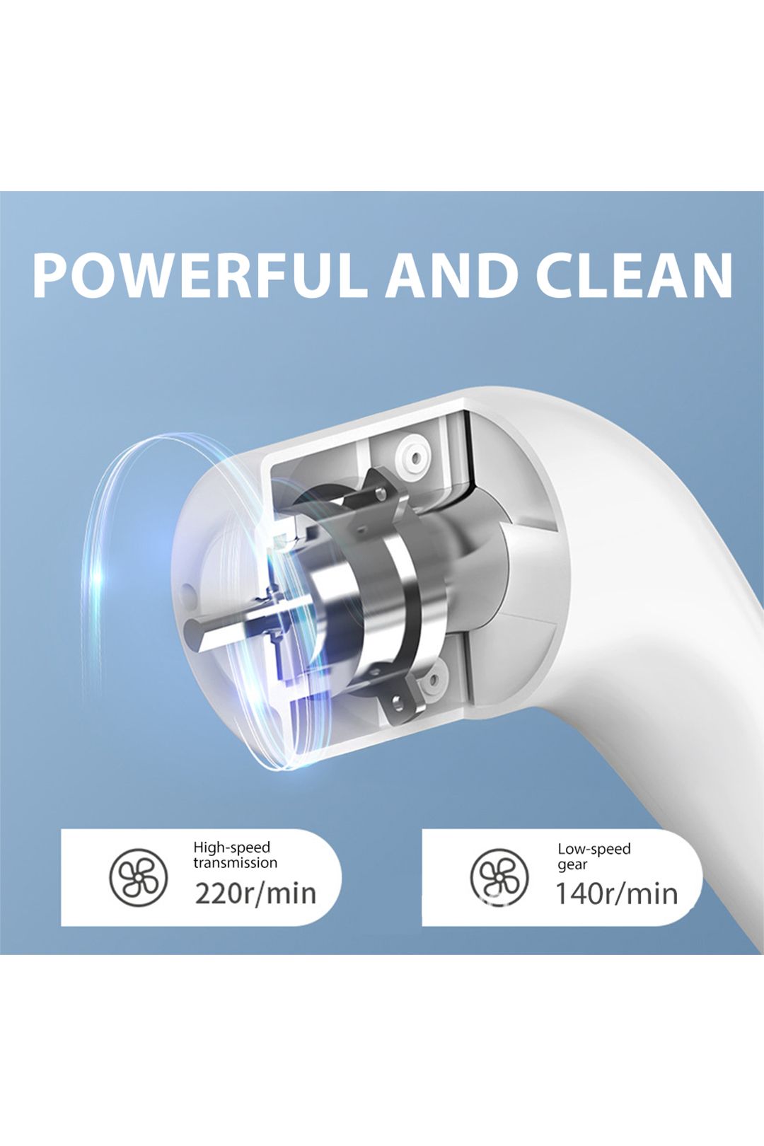 Living And Home 1 Cordless Handheld Electric Spin Scrubber With Long Handle In White