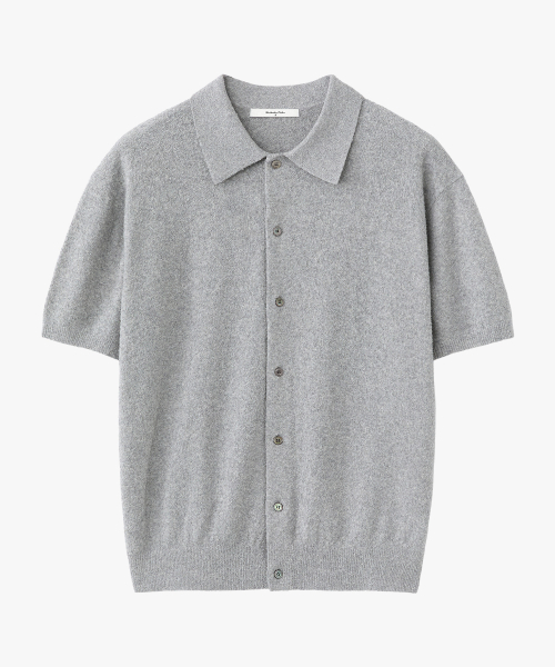 Mini Boucle Half Collar Cardigan