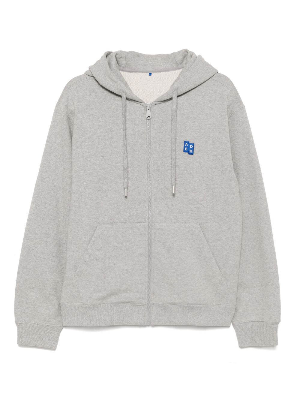 Ader Error Trs tag zip-up hoodie - Grey