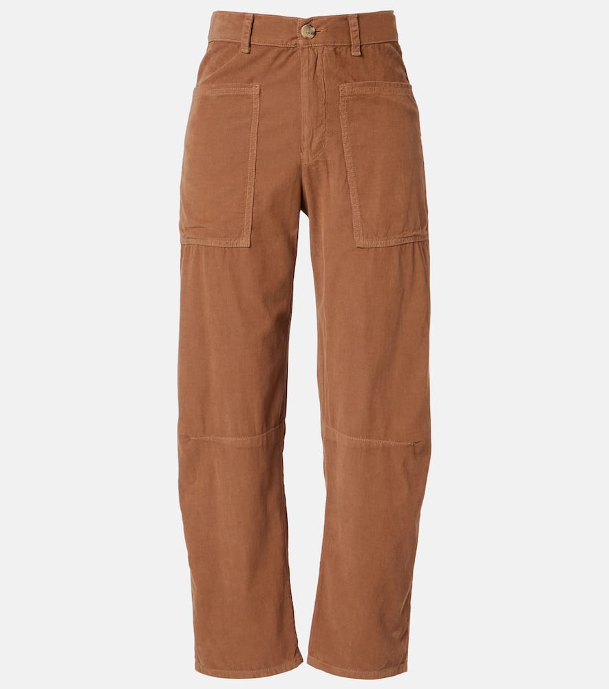 Sue cotton straight pants