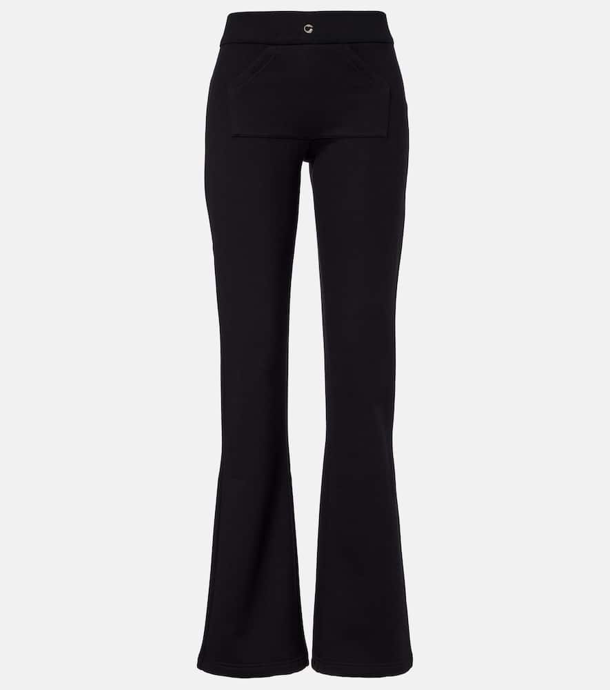 Low-rise cotton-blend sweatpants