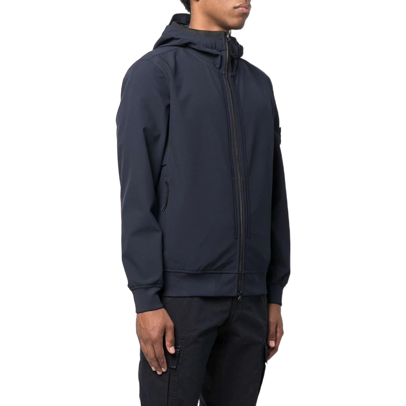 Soft Shell-R Hooded Jacket 'Navy'