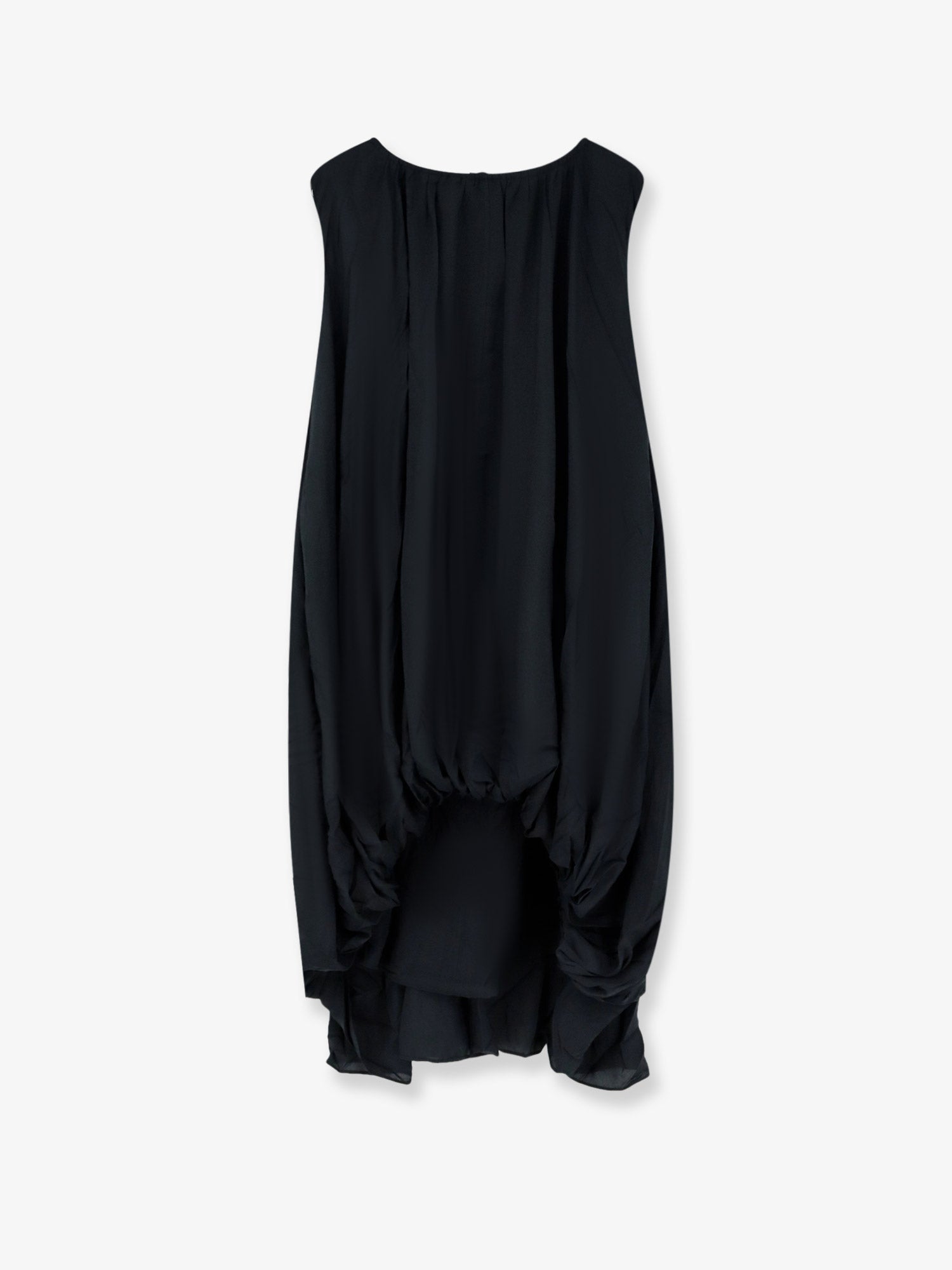 Modal and Silk Blend Dress — Black