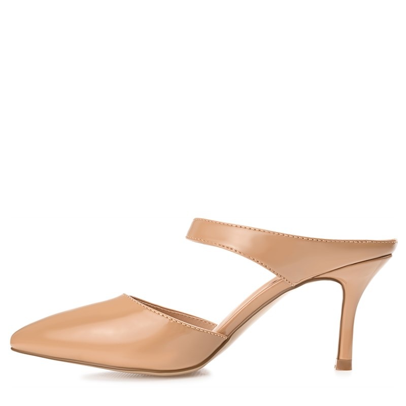 Women's Maevali Pump Sandals (Tan Patent Synthetic)