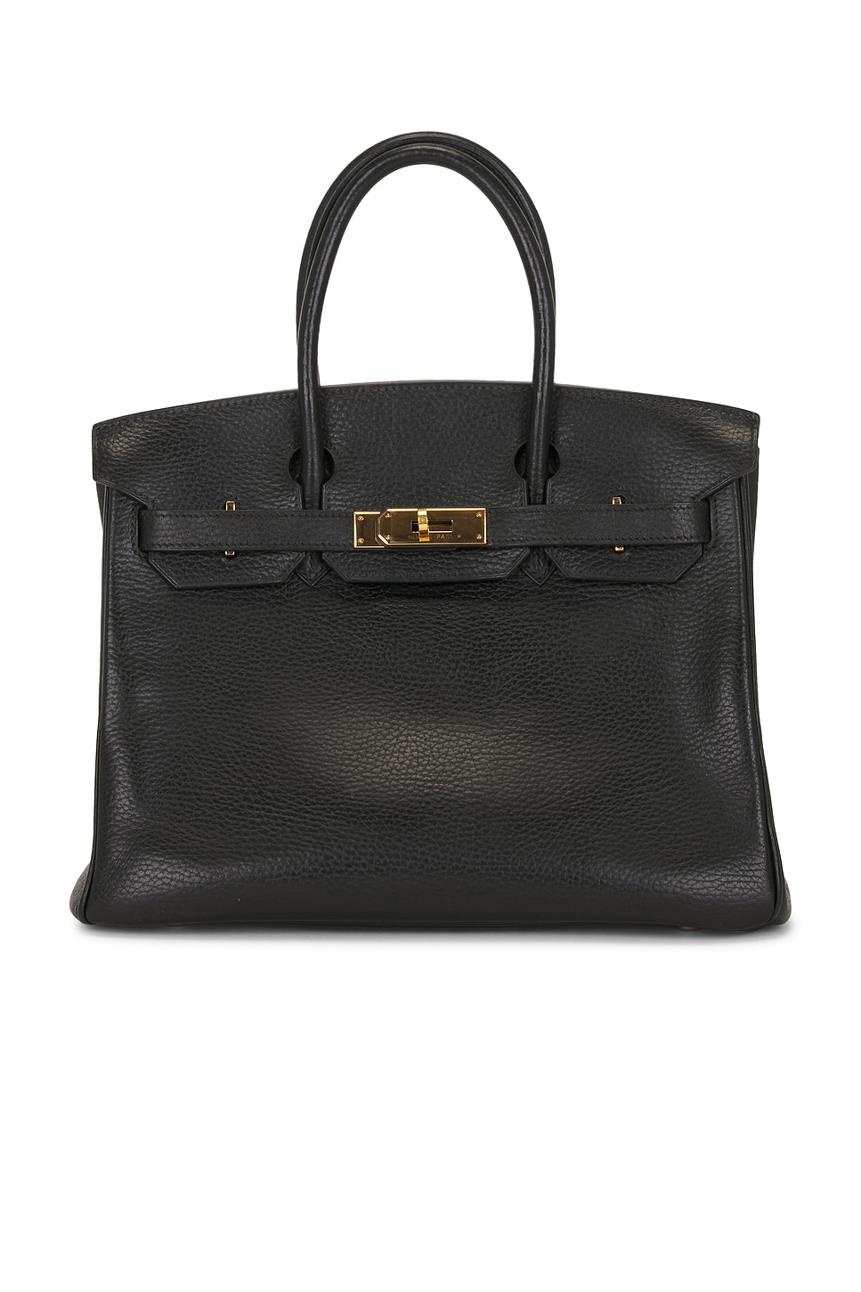Hermes Ardennes Birkin 30 Retourne Handbag in Black