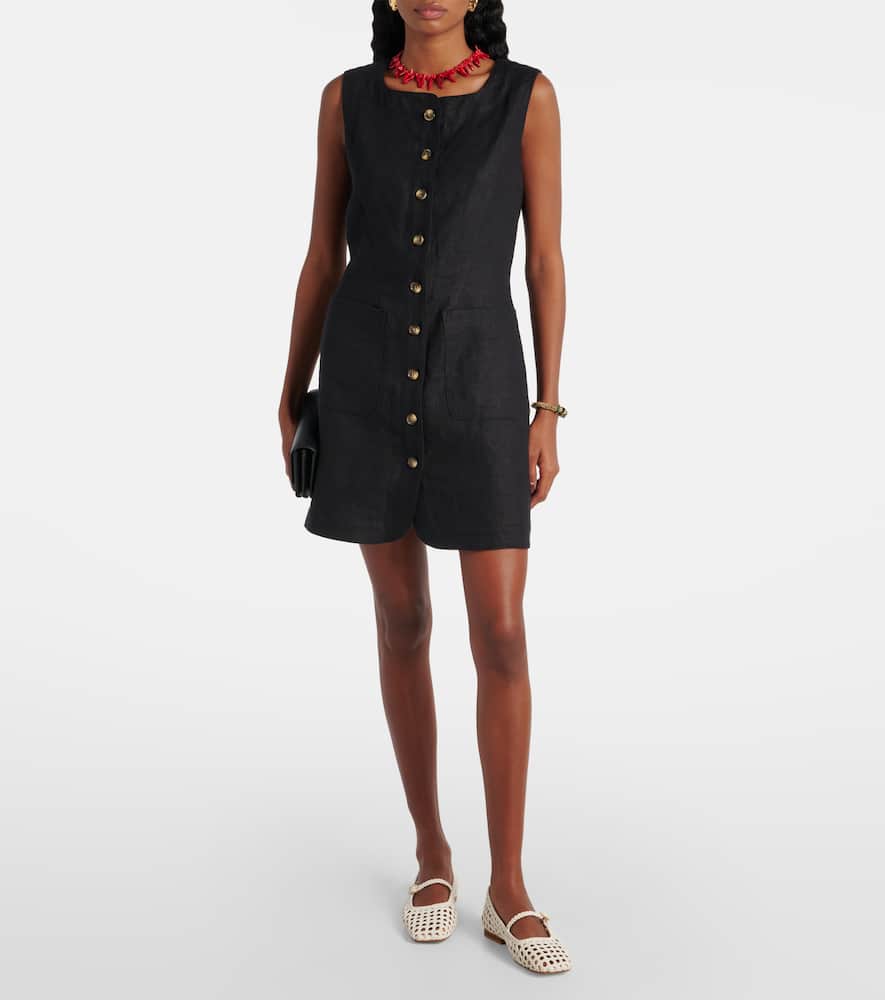 Emma linen minidress