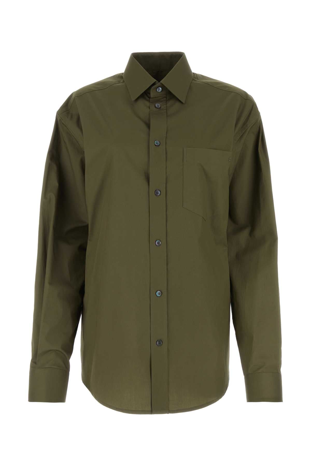 Poplin Shirt — Green