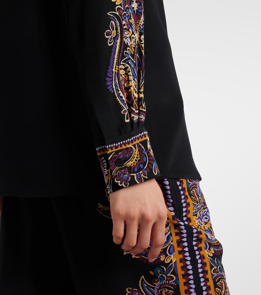 Paisley silk shirt