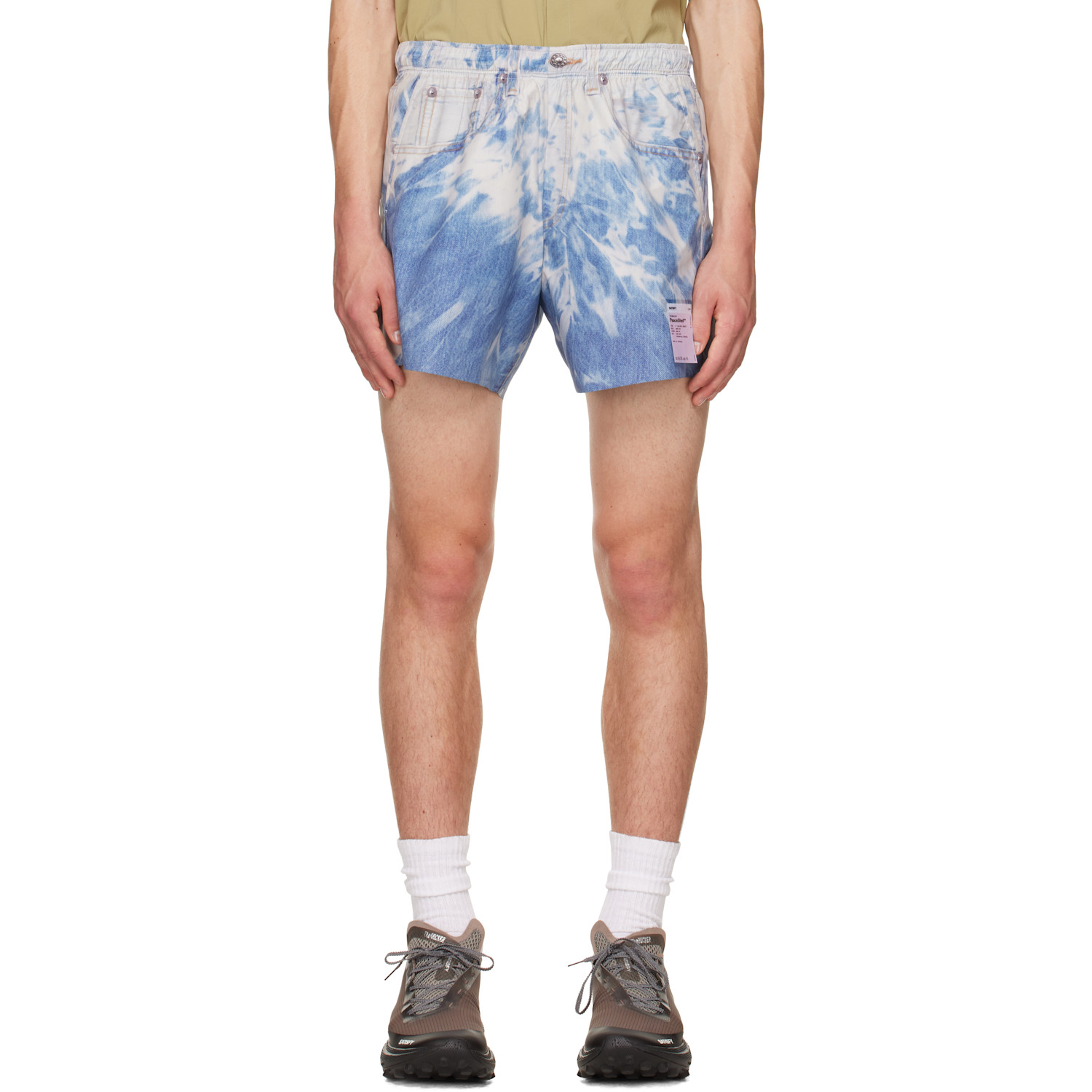 Blue PeaceShell Unlined Shorts