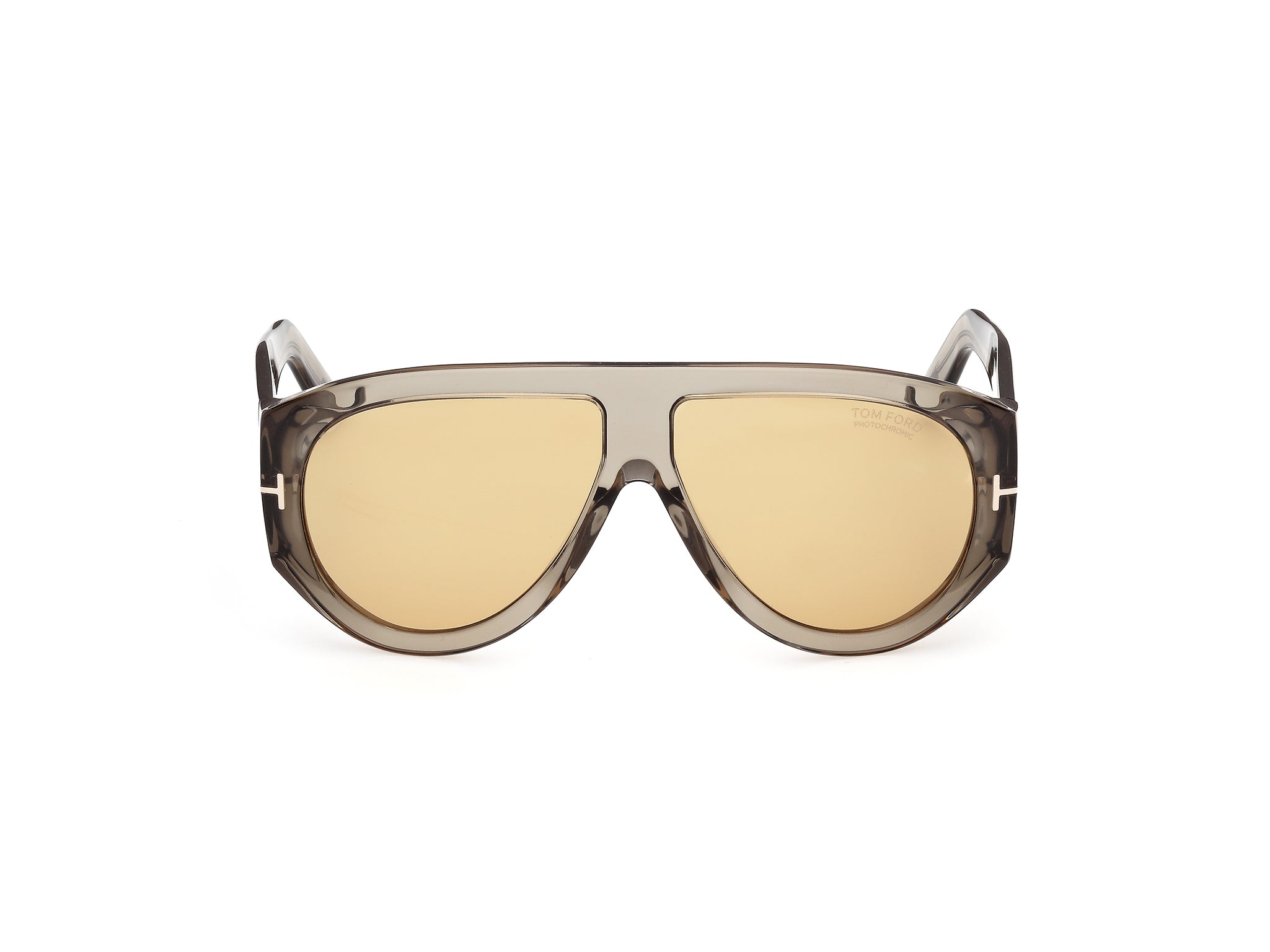 TOM FORD Man TOM FORD FT1044 BRONSON 93E Sunglasses Acetate Green Brown Pilot Photochromic