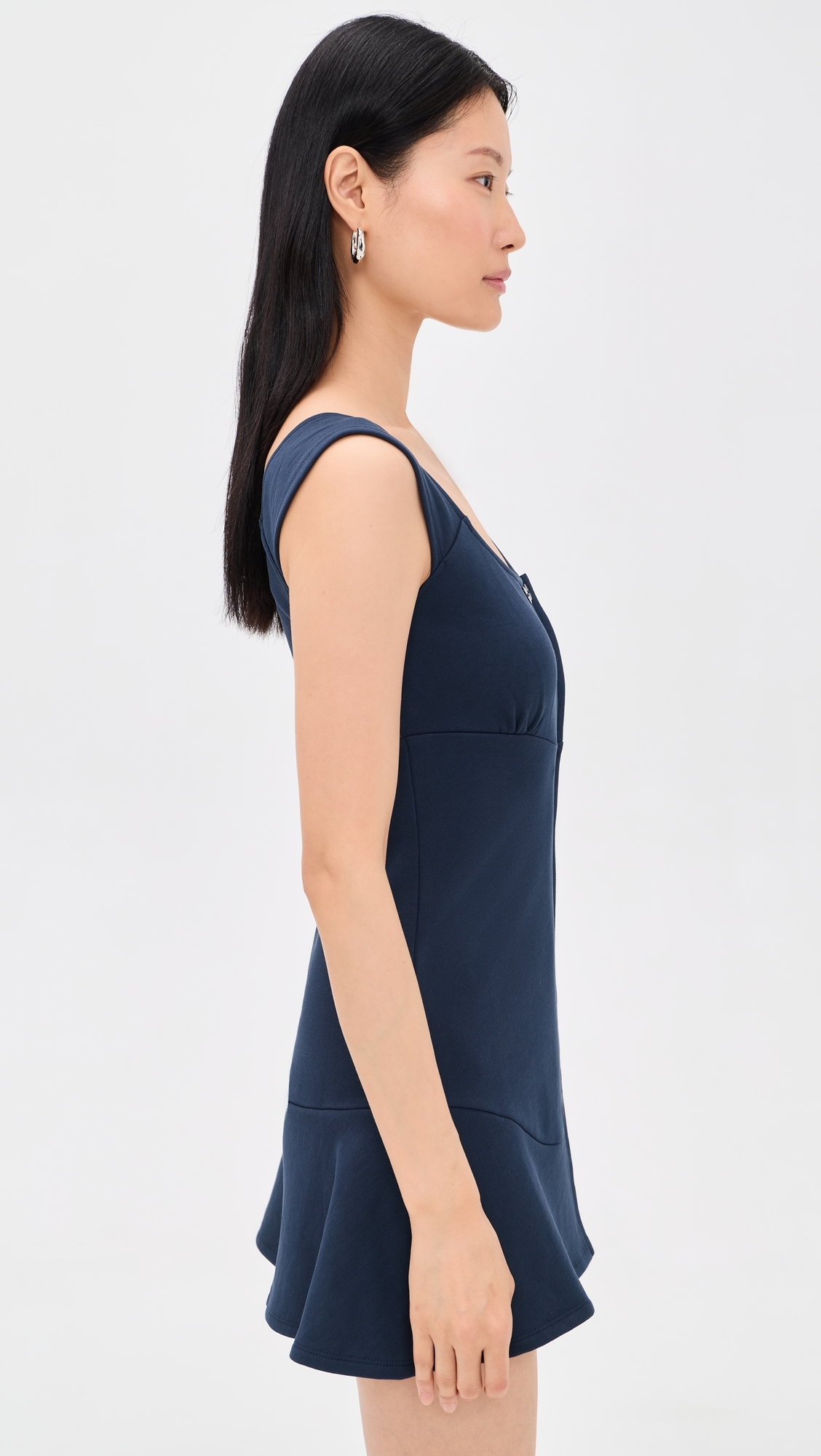 Joni Button Dress Navy