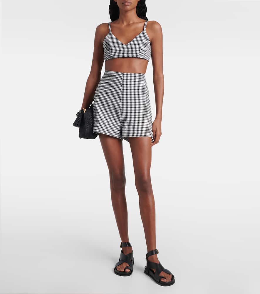 Róhe Gingham bralette