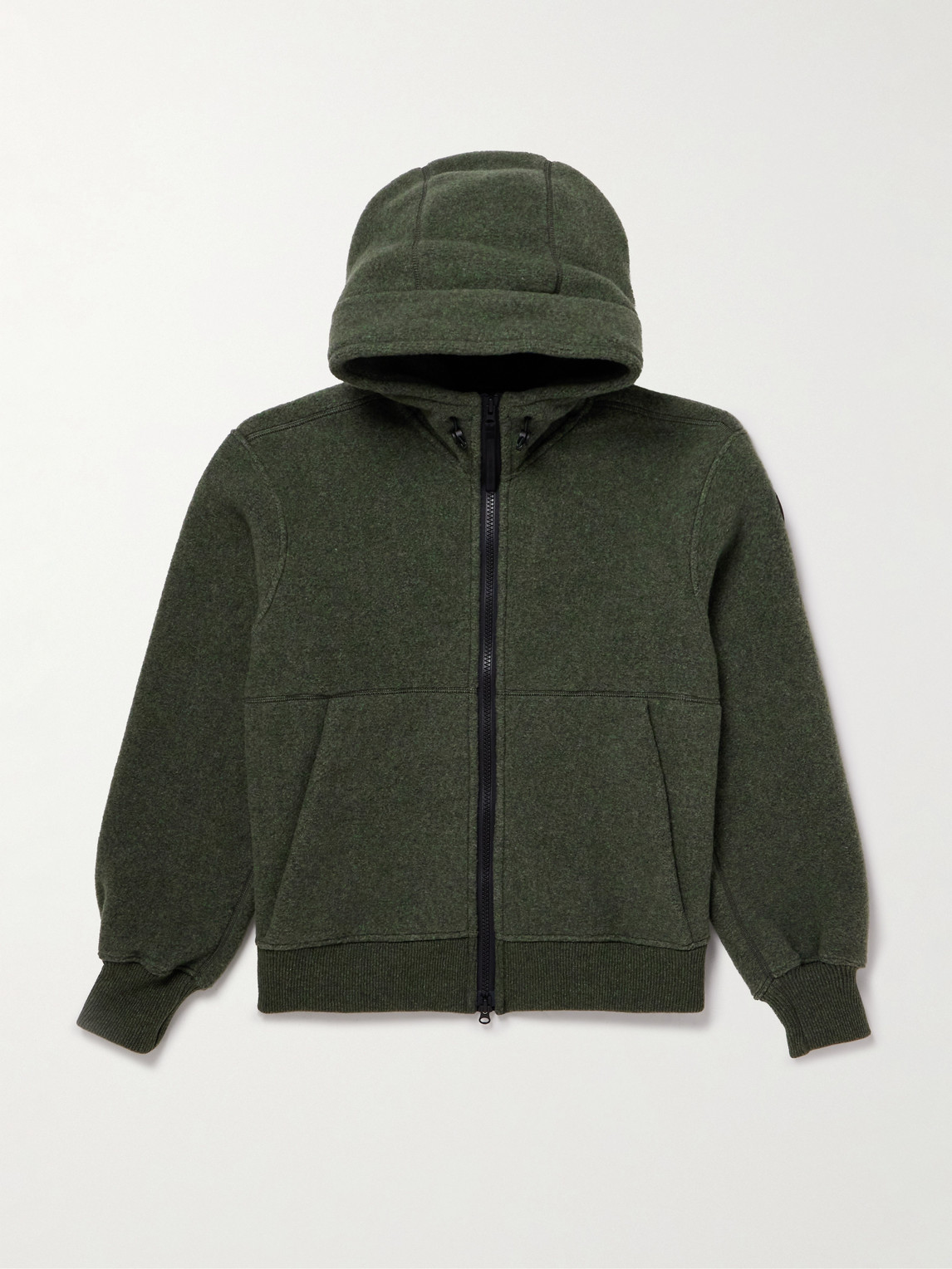 Chilliwack Recycled Wool-Blend Fleece Zip-Up Hoodie
