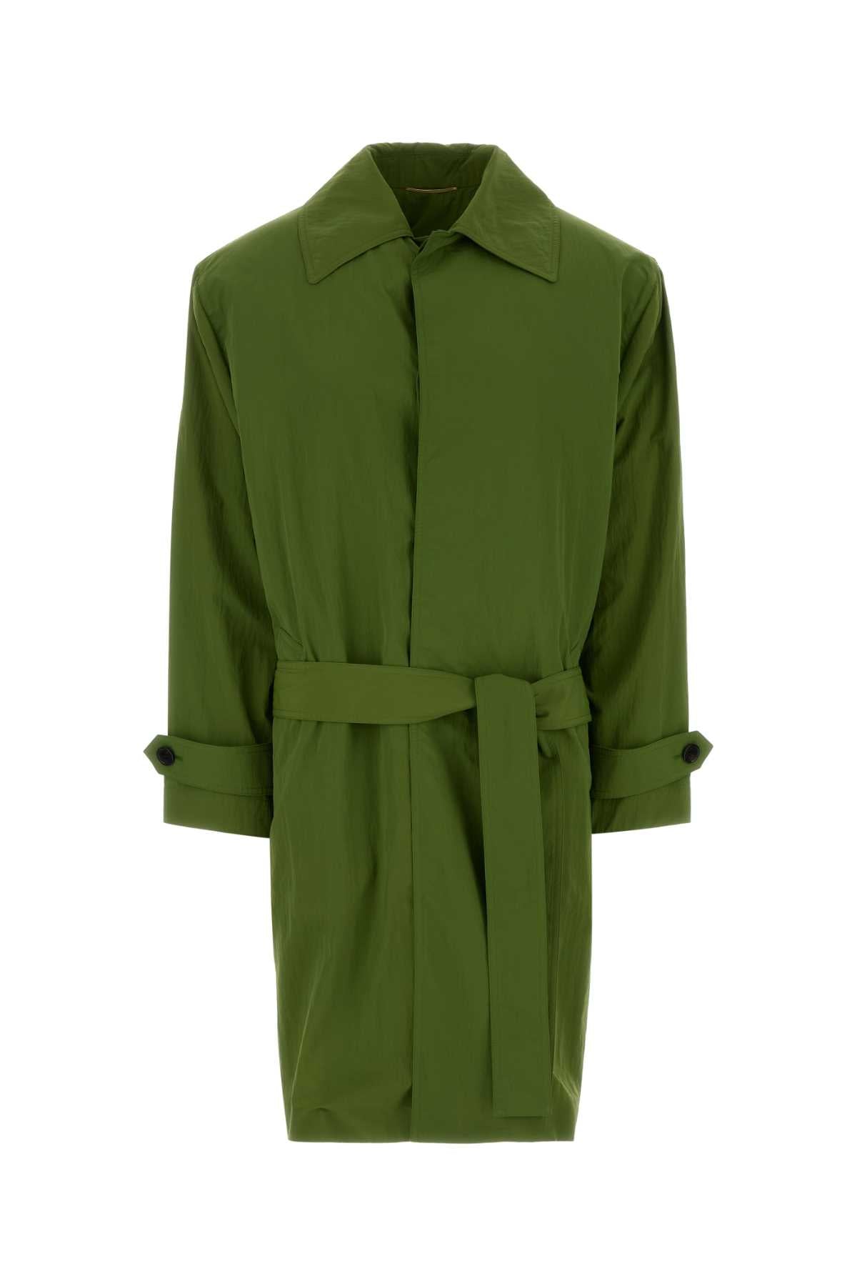Simple Trench Coat — Green