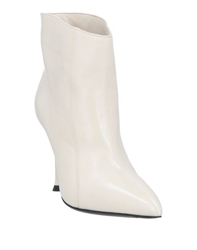Aleví Milano Woman Ankle boots Ivory Size 7.5 Soft Leather