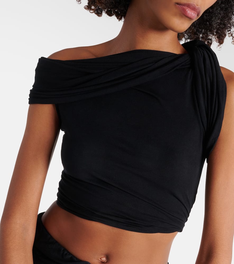 Sienna jersey crop top