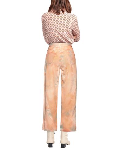 Woman Jeans Salmon pink Size 26 Cotton