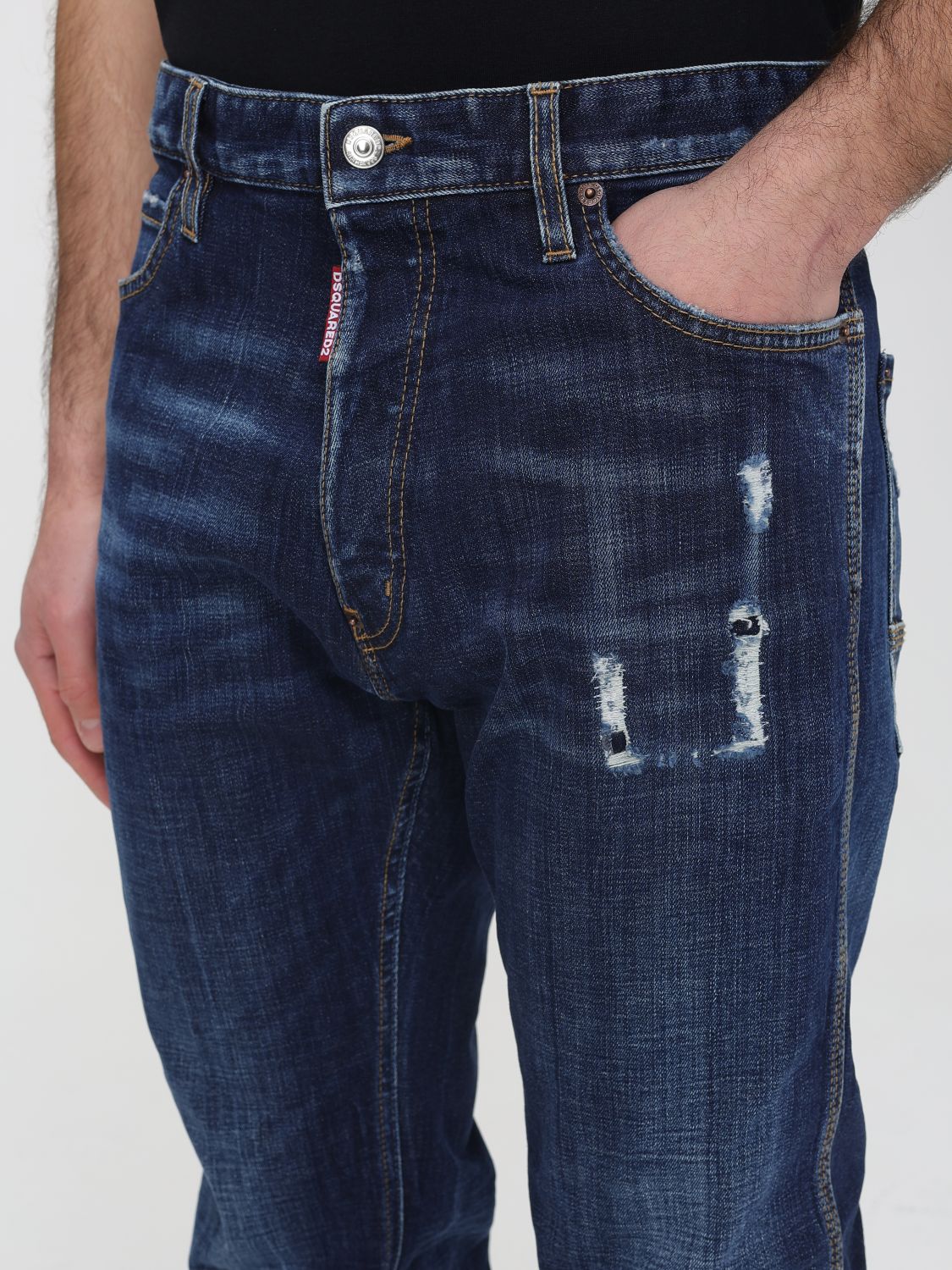 Jeans Men color Denim