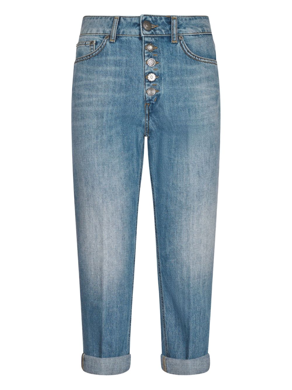Buttoned Skinny Fit Jeans