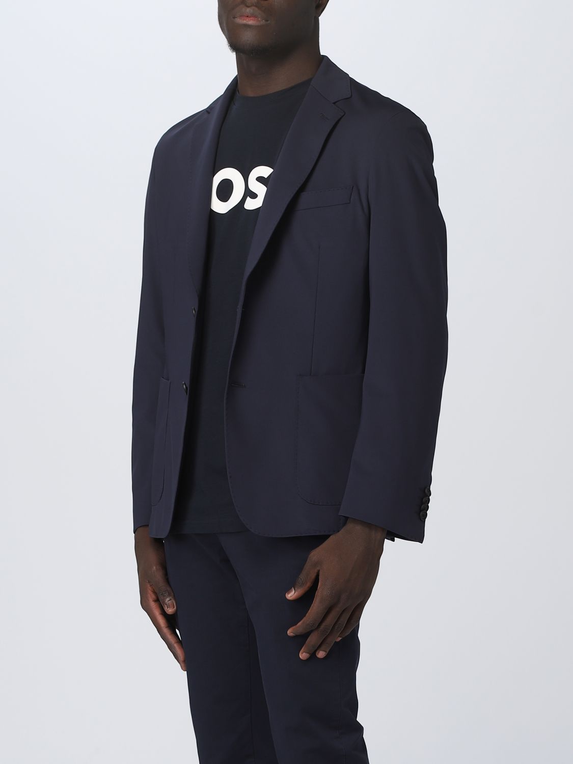 Jacket Men color Blue
