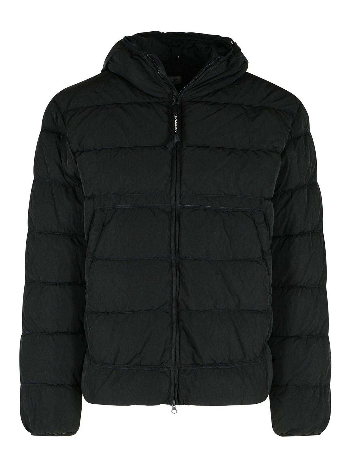 C. P. Company Chrome-R Black Polyamide Down Jacket