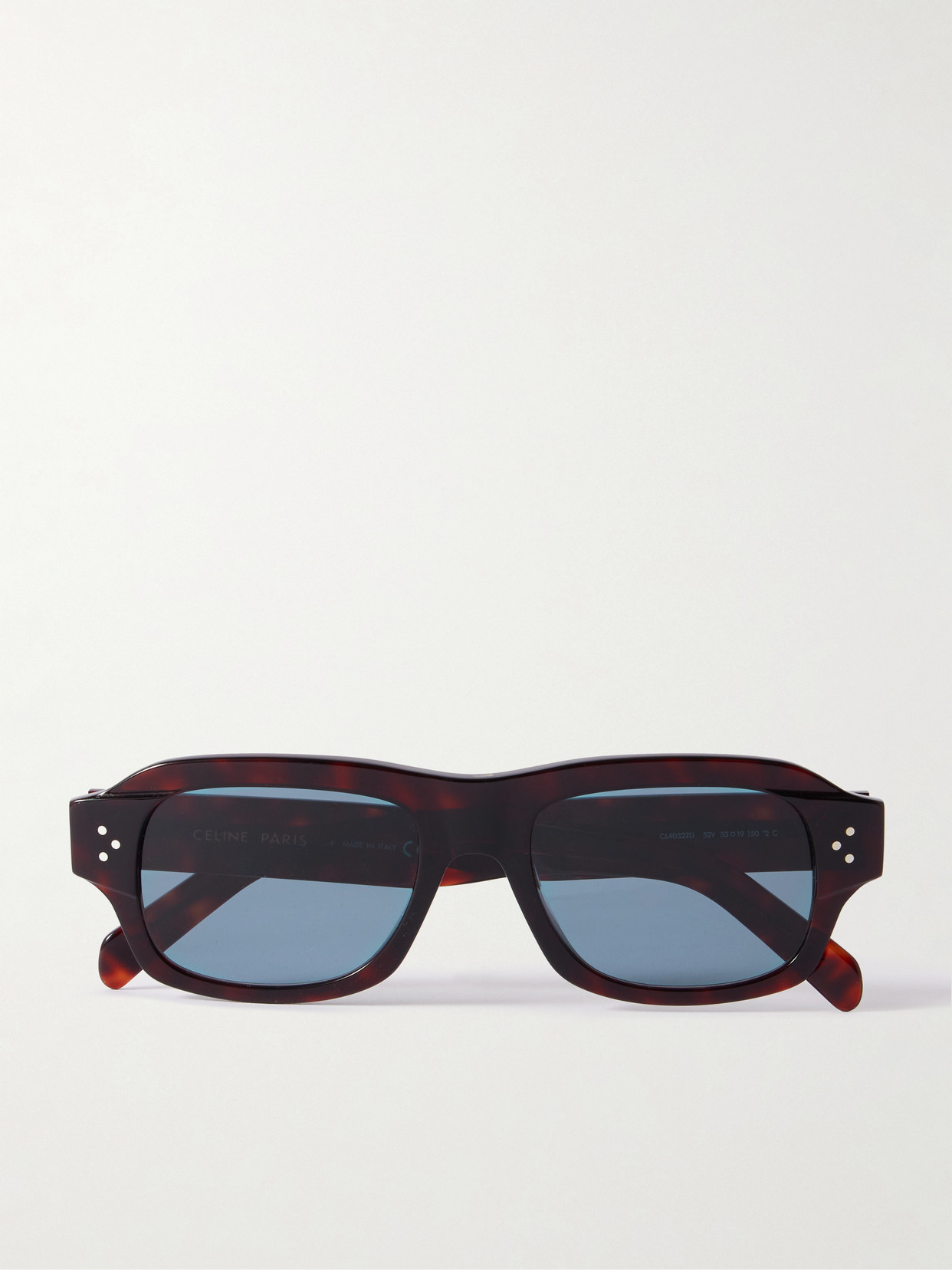 Square-frame Tortoiseshell Acetate Sunglasses - Brown