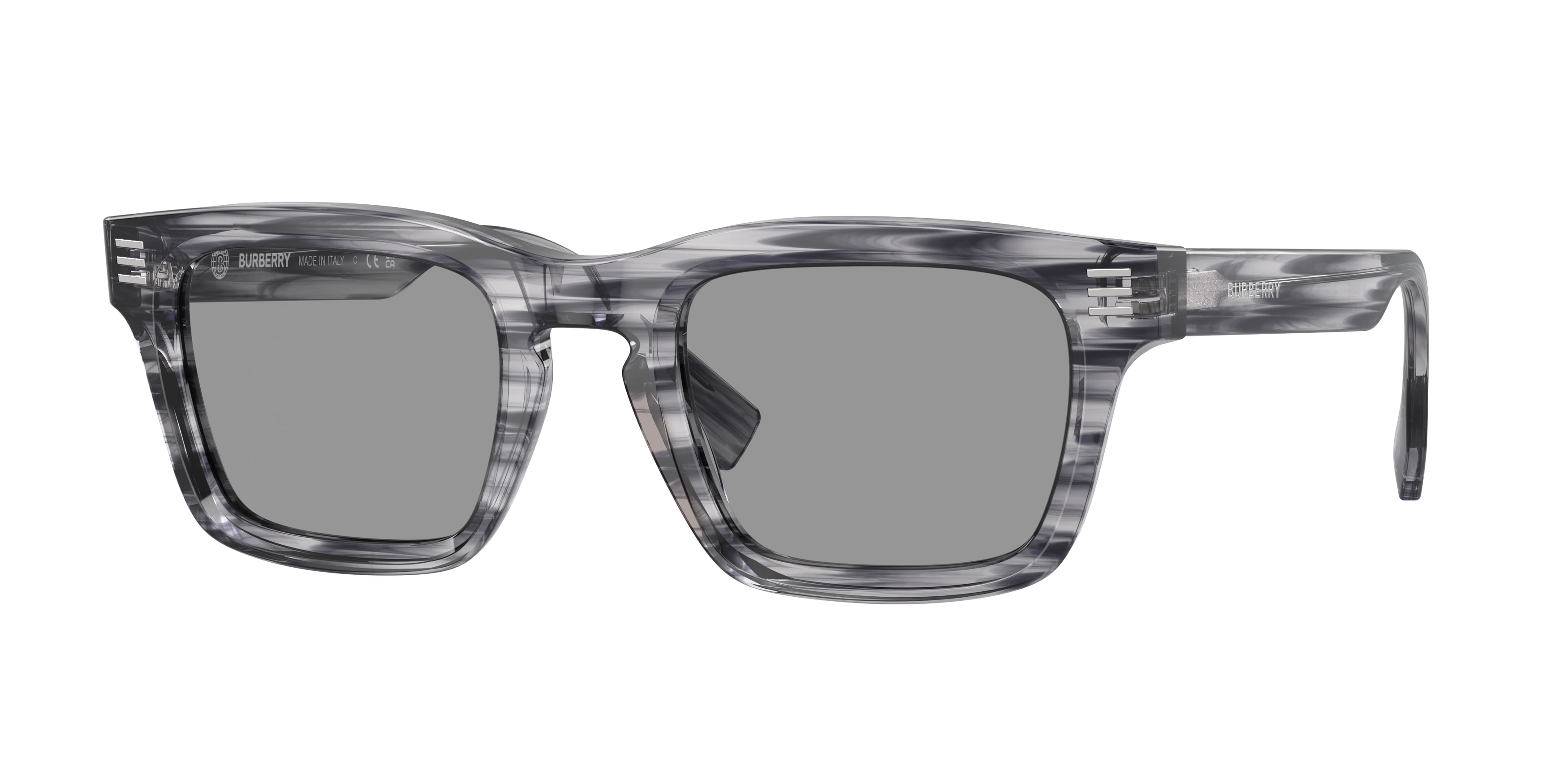 Grey Rectangular Mens Sunglasses BE4403 4097/1 51