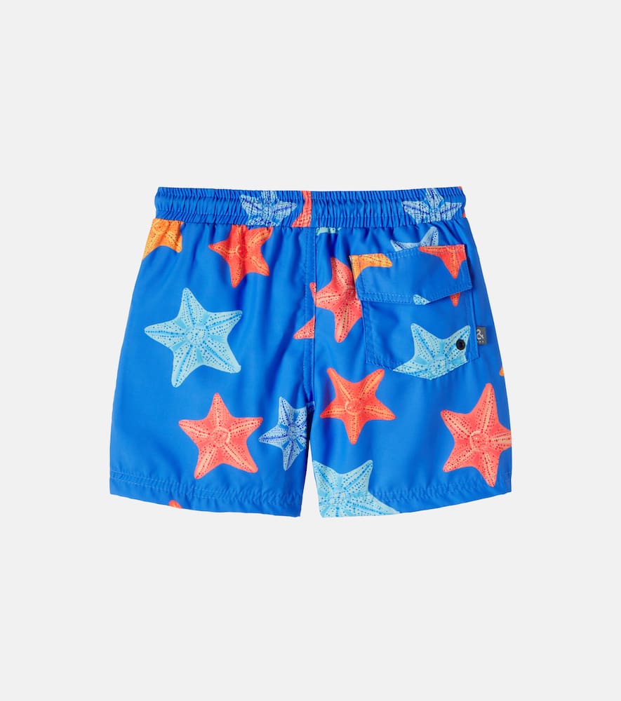 Printed swim trunks