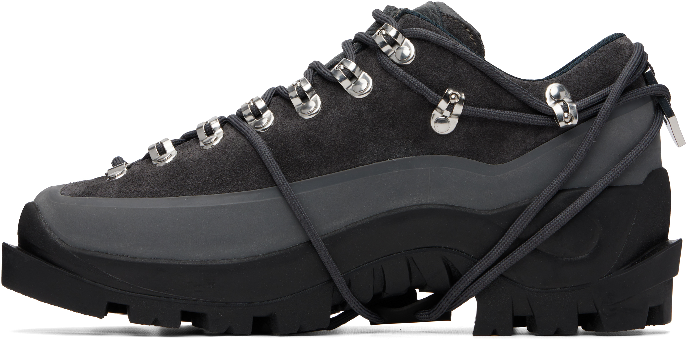 Gray Low Hiking Boots