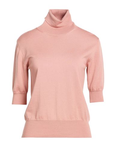 Woman Turtleneck Antique rose Size 3 Virgin Wool