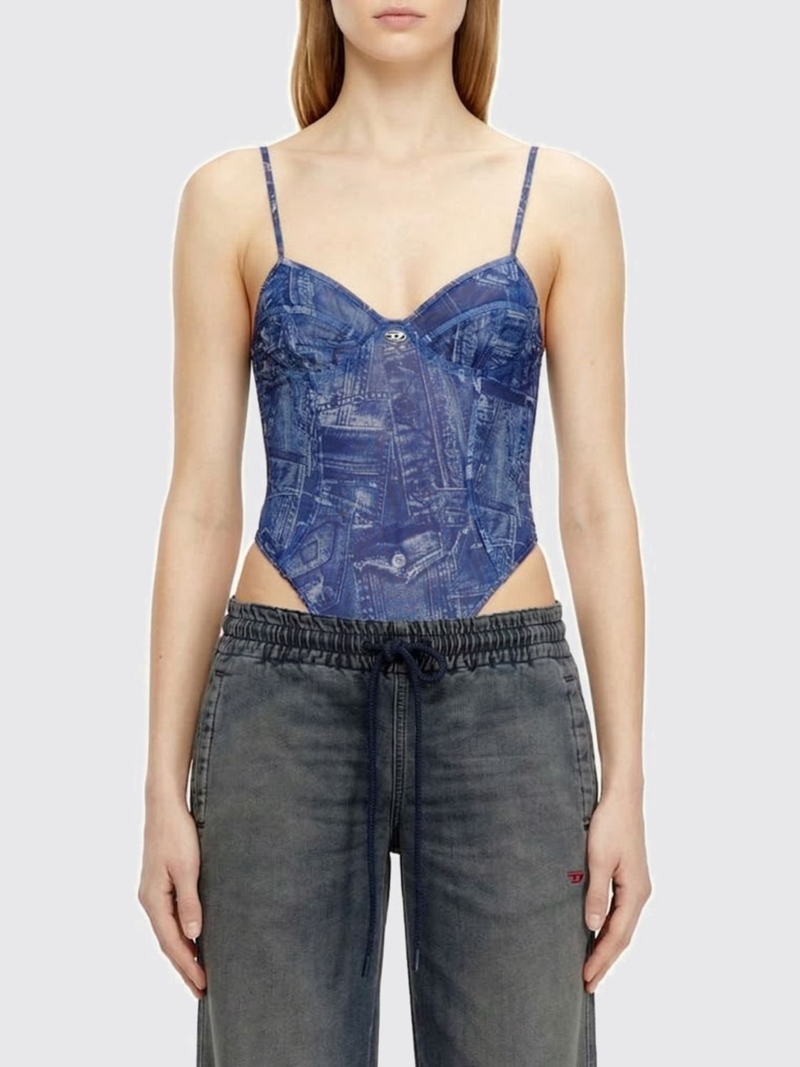 Bodysuit Woman color Blue